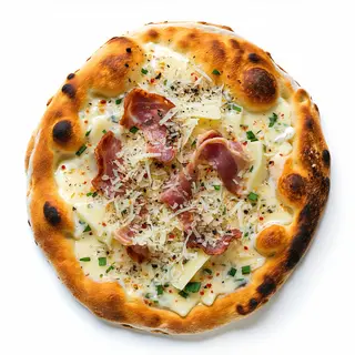 Focaccia carbonara