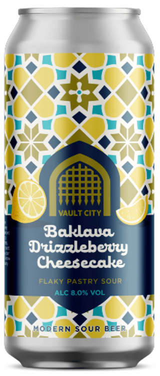 Baklava Drizzleberry Cheesecake Vault City Brewing Lata 44 cl.