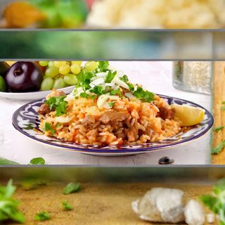 126. Ориз с телешко и къри (800г)