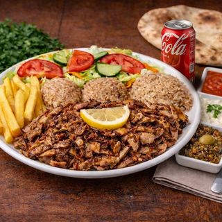 Plat chawarma dinde + Boisson au choix