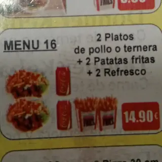 Menú 16