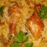 Пилешки бутчета с ориз на фурна