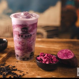 B6 Milk bubble tea - Taro bubble tea 50cl