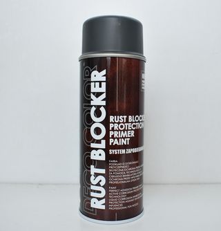 Spray primer+rust blocker gri