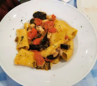 Pacchero con baccalà in Cassuola
