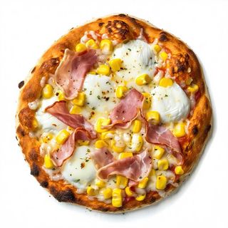 Pizza bianca Mimosa rosa - al piatto