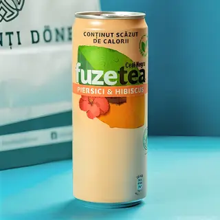 Fuzetea de piersici și hibiscus