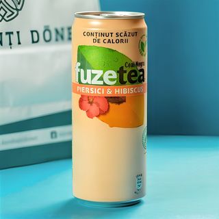 Fuzetea de piersici și hibiscus