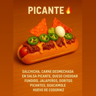 Hot dog picante