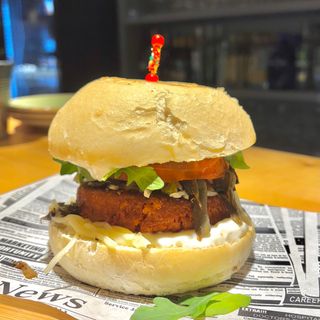 La Burguer Vegana De Lamami