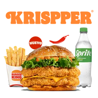 Menú Krispper® Spicy Doble Grande