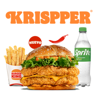 Menú Krispper® Spicy Doble Grande