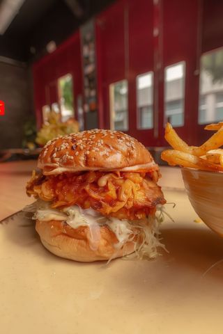 Hamburguesa Pollo Crujiente