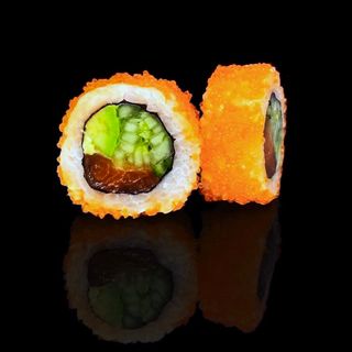 Рол Каліфорнія з лососем в ікрі (210г)