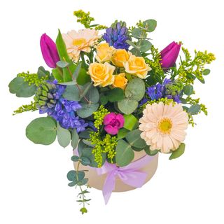 Aranjament de primavara colorat