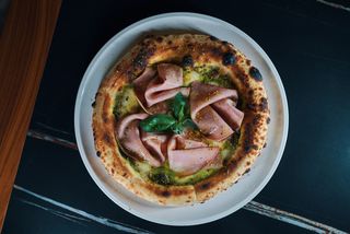 Pizza Mortadela Pistacchio