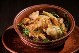 Вареники з картоплею та грибами (200г)