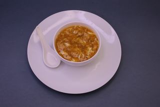 111. Supa sa svinjetinom i jajima