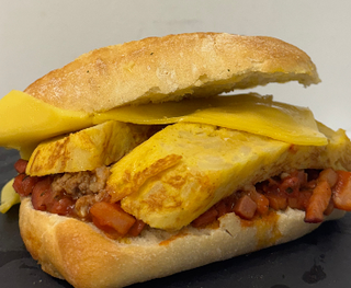 Bocadillo De Pizza Gigante