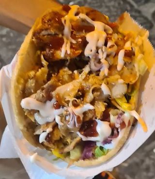 Piadina shawarma
