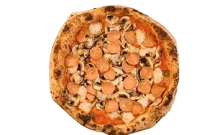 Pizza Funghi e Salame Vegan