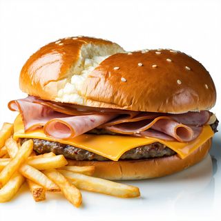 Sandwich sunca presata si cascaval