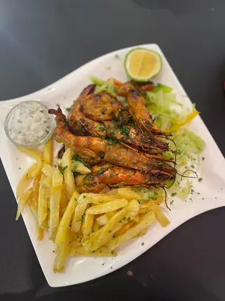 Ginger Garlic Prawns