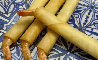 Stick gamberi 4 pezzi虾卷