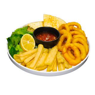 Platou inele calamar pane