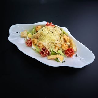 Салат "Цезарь" с креветками 