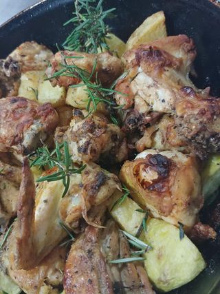 Pollo allo spiedo