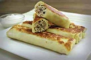 Crespelle ripieni di funghi 3 pezzi