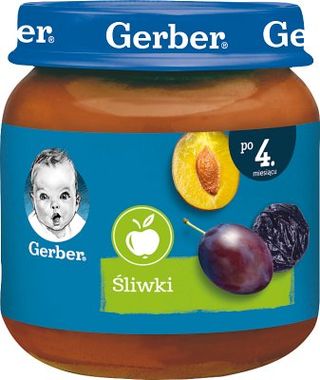 Śliwki po 4msc. Gerber. 125кг