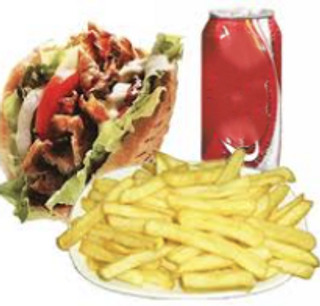 Menú 2 Doner Kebab (Grande)