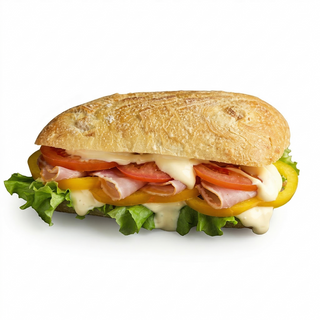 Bocadillo Con Jamón Y Queso