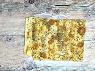 Secca origano - un foglio di secca