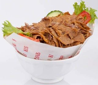 Kebab na grubym cieście