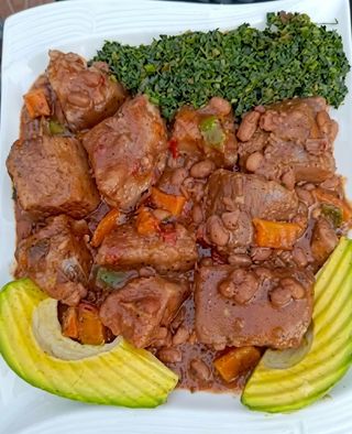 Beans Mixed with Beef
