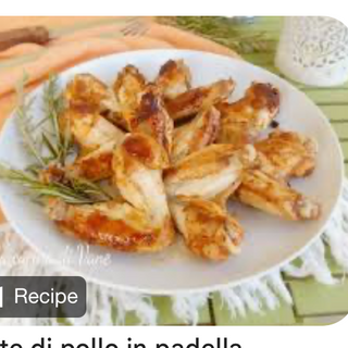 Piatto alette di pollo (Contiene Glutine)