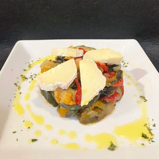 Verduras Asadas Con Queso De Cabra