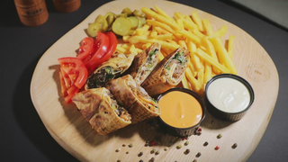 Shaorma arăbească mixtă