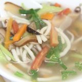 Boiled Noodles With Vegetable Soup
