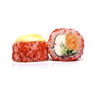 Запечённый ролл с лососем