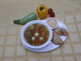 Сырный манчестерский суп