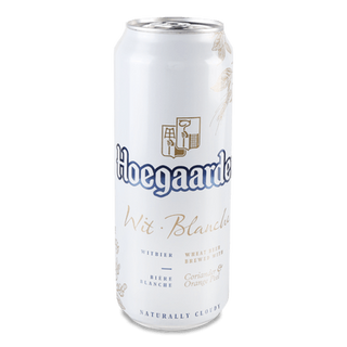 Пиво Hoegaarden White з/б (0,5л)