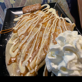 Creps lotus y chocolaté blanco