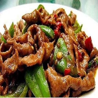 Ternera con salsa sichuan