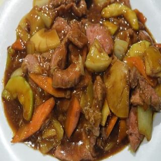 Ternera Con Salsa De Ostras