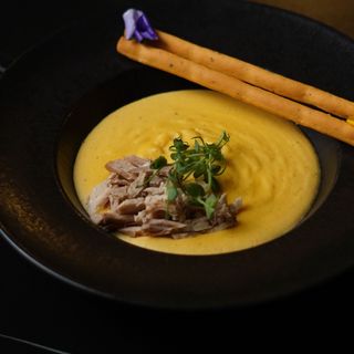 Овочевий крем суп з куркою