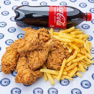 9 Piece Fried Chicken, Large Fries & 1.25L Soda